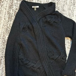 Beautiful black cardigan from DKNY.